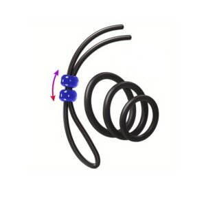 Penis Halkası Seti 4’lü Siyah