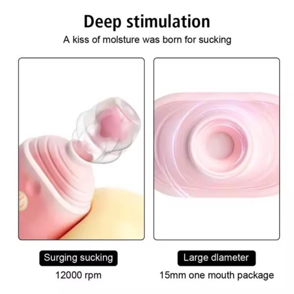 Dondurma Tasarımlı Emişli Vibratör