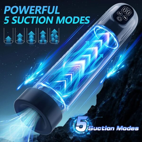 Dijital Ekranlı Vakum Egzersiz Otomatik Penis Pompası