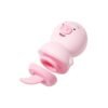 Sevimli Domuz Figür Dil Vibratör Pembe
