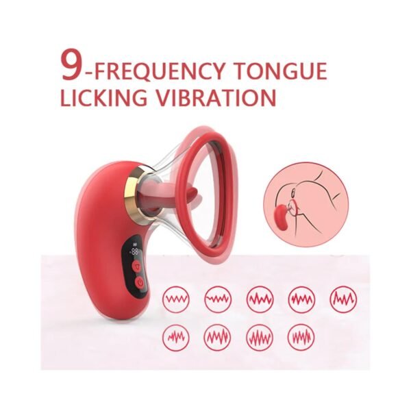 APP Kontrollü Emişli Ve Dilli Vibratör – Dijital Ekranlı, Sessiz, Su Geçirmez