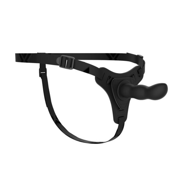 belden-baglamali-dildo-2942 Belden Bağlamalı Modern Dildo Siyah 12,5 cm