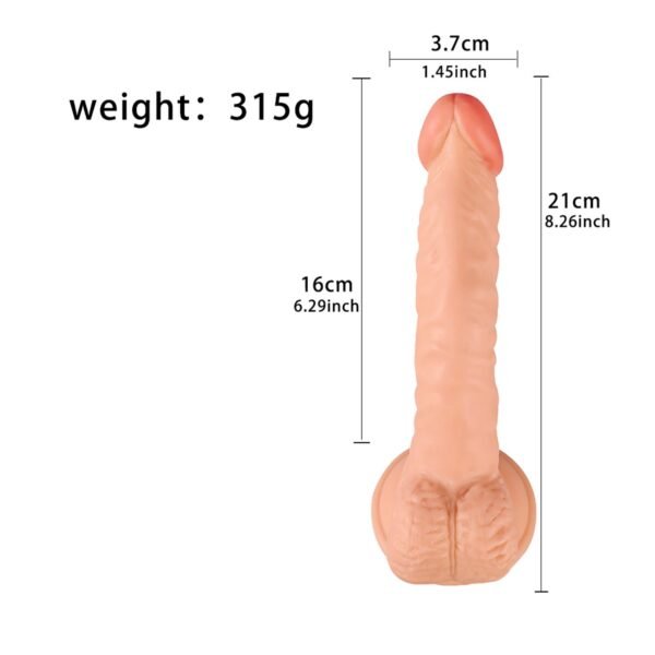 belden-baglamali-dildo-2952 Belden Bağlamalı Realistik Dildo 17 cm