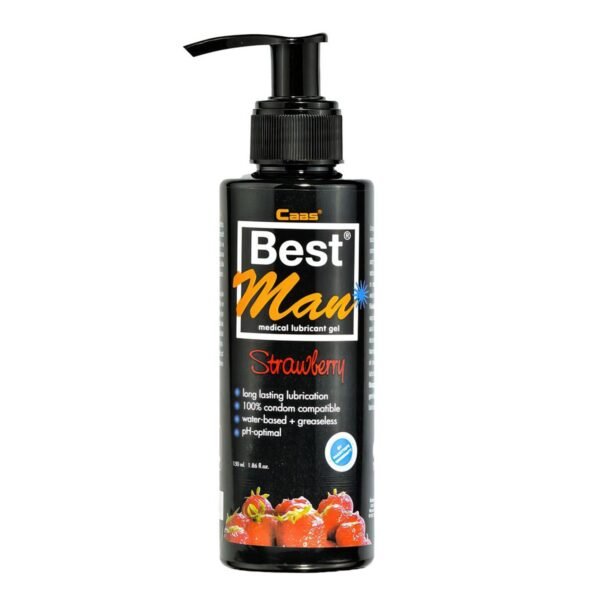 Best Man Çilek Aromalı Kayganlaştırıcı Jel 150 ml