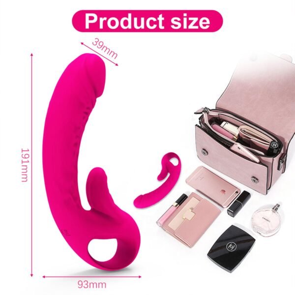 Çift Motorlu Modern Rabbit Vibrator Pembe