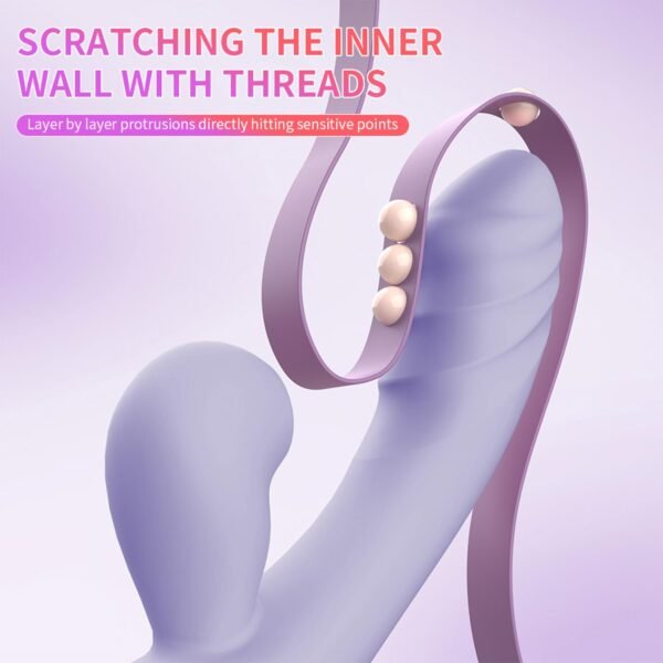 Emişli Curved Rabbit Vibratör Mor