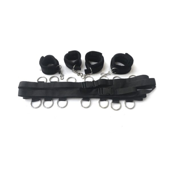 Yatak Bağlama Fantezi Kemeri Seti Siyah