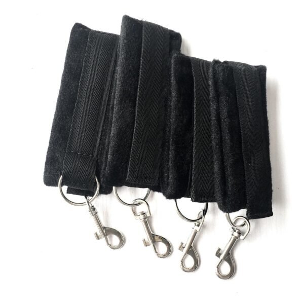 Yatak Bağlama Fantezi Kemeri Seti Siyah