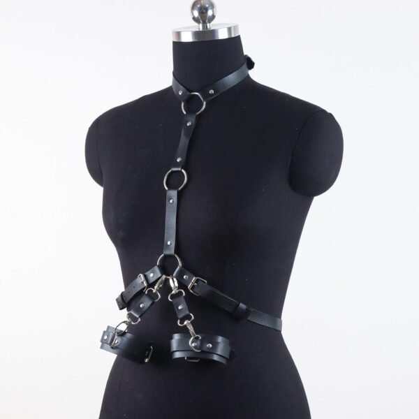 Çift Bileklikli Göğüs ve Bel Harness Seti