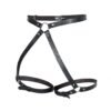 Siyah Ayarlanabilir Bacak ve Kalça Harness