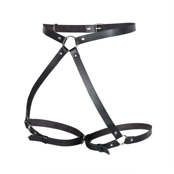Siyah Ayarlanabilir Bacak ve Kalça Harness