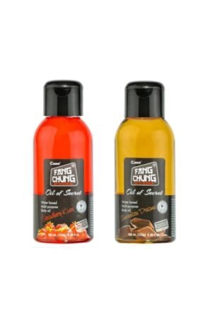 Fang Chung Çikolata + Çilek Aromalı Masaj Yağı – 100ml. 2’li Set