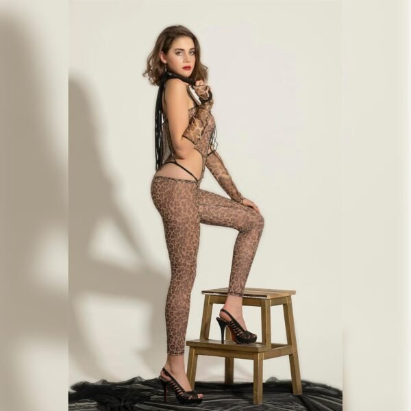 Fantezi Vücut Çorabı Fuşya