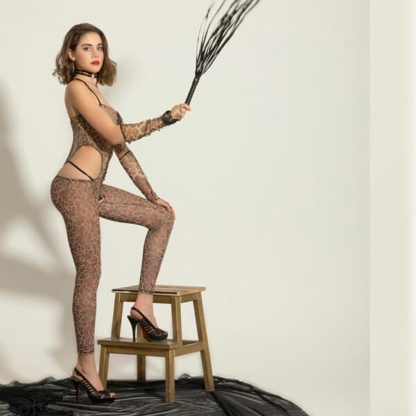 Fantezi Vücut Çorabı Fuşya