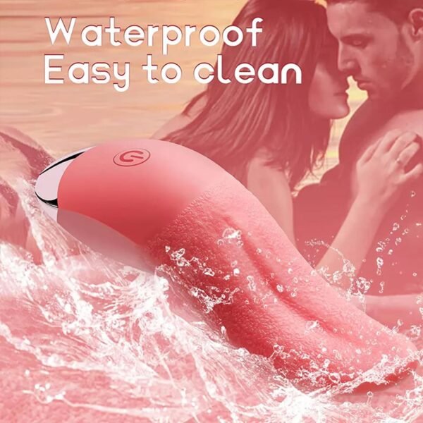 Gerçekçi Dil Vibratör Pembe