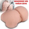 Gerçekçi File Desenli Kalça Mastürbatör – Çift Kanallı, 950 Gram, 16×15.5×9.5 cm