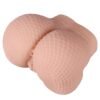 Gerçekçi File Desenli Kalça Mastürbatör – Çift Kanallı, 950 Gram, 16×15.5×9.5 cm