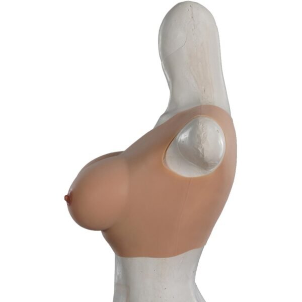 Giyilebilir Silikon Göğüs Kumral Orta Boy D Cup