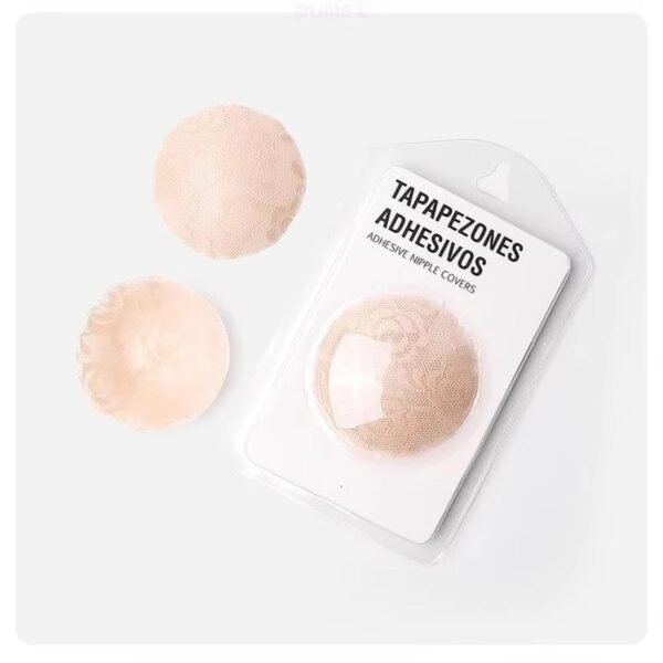 Göğüs Ucu Kapatıcı Çiçek Desenli Ten Rengi