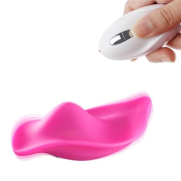 Kablosuz Uzaktan Kumandalı Giyilebilir Klitoral Vibratör Rose – USB Şarjlı, Sessiz ve Su Geçirmez