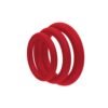 Kırmızı Penis Halkası Seti 3 Boy
