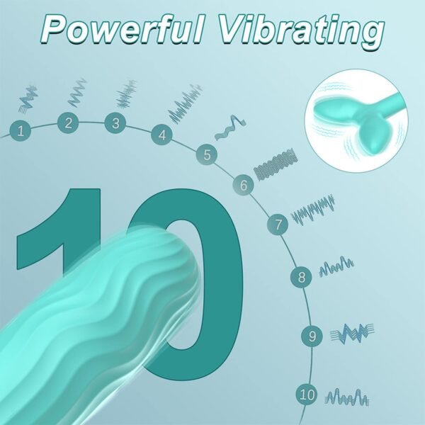 Mobil Uygulama Kontrolü Çift Motorlu Vibratör – Yumuşak Silikon, 10 Farklı Mod