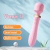Modern Isıtmalı Wand Vibratör Pembe