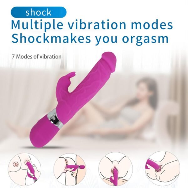 modern-realistik-rabbit-vibrator-pembe-2349 Modern Realistik Rabbit Vibratör Pembe