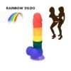 Rainbow Dildo 19 cm
