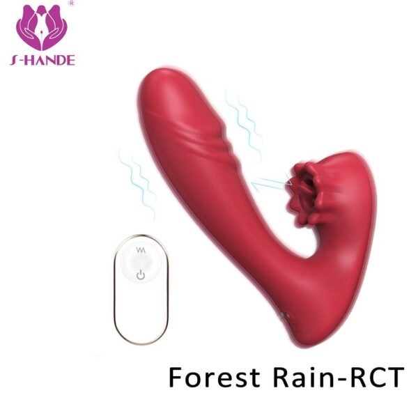 S-Hande Forest Rain-RCT Kırmızı Vibratör