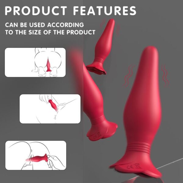 S-Hande Frenzier RCT Rose Plug Vibratör Set