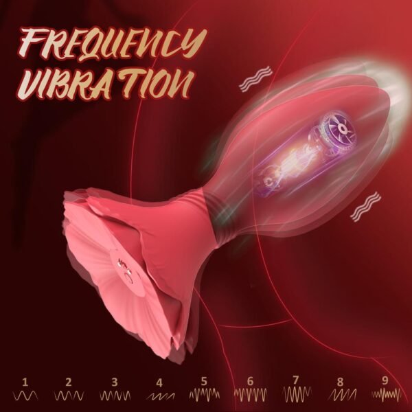 S-Hande Morning Glory Kırmızı Plug Vibratör