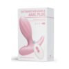 Uzaktan Kumandalı Şarjlı Titreşimli Anal Plug Pembe (8,48 cm)