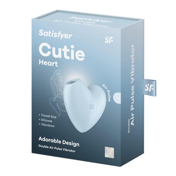 Satisfyer Cutie Heart Emişli Vibratör Mavi