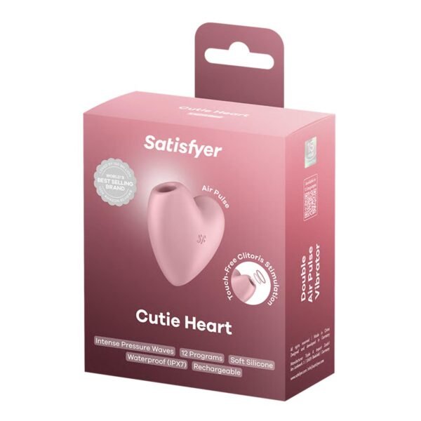 Satisfyer Cutie Heart Emişli Vibratör Rose