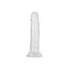 Şeffaf Fosforlu Silikon Dildo 13 cm