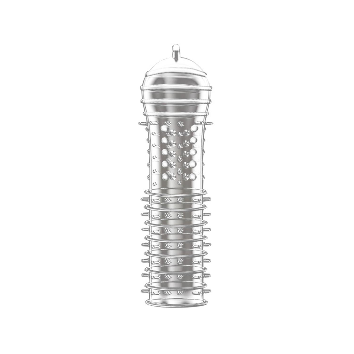 Şeffaf Silikon Penis Kılıfı Tırtıklı