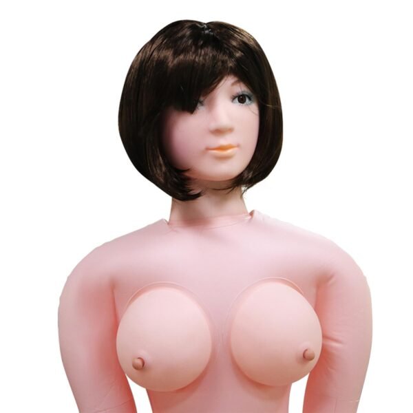 Şişme Kadın Kısa Saçlı Sarışın