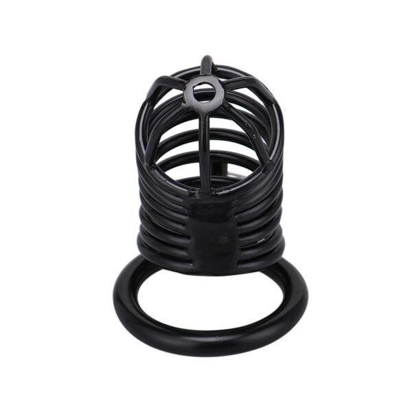 Siyah Metal Penis Kilidi 40mm  – Ayarlanabilir Çelik Kafes + Asma Kilit
