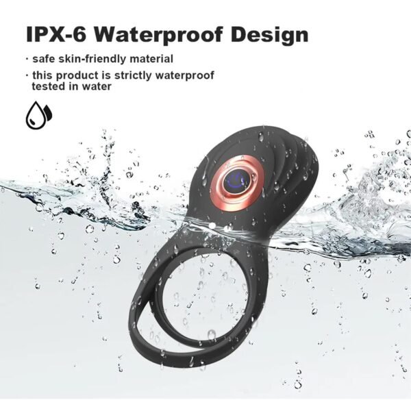 Titreşimli Büyük Penis Halkası Siyah