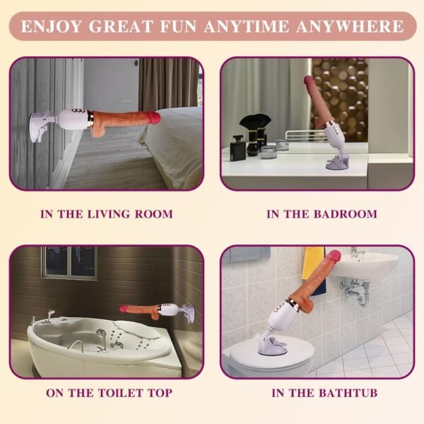 Uzaktan Kumandalı Hareketli Dildo Vibratör