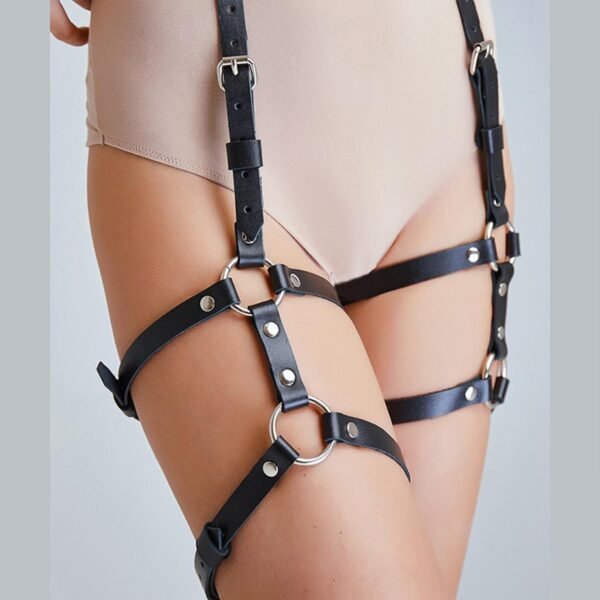 Yarım Vücut Harness Bel Kalça Siyah