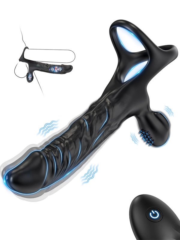 NOXXX DualDrive Uzaktan Kumandalı Esnek Takılabilir Titreşimli Penetratör Penis