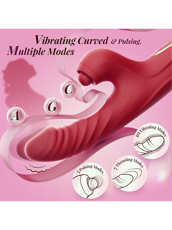 NOXXX Ruby Bliss Thrusting Sucking Rabbit Vibratör