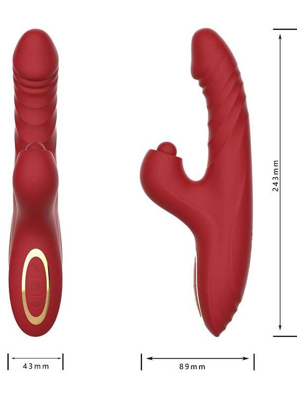 NOXXX Ruby Bliss Thrusting Sucking Rabbit Vibratör