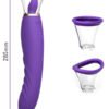 NOXXX Charoite Yalama ve Emme Özellikli Çift Taraflı Vibratör