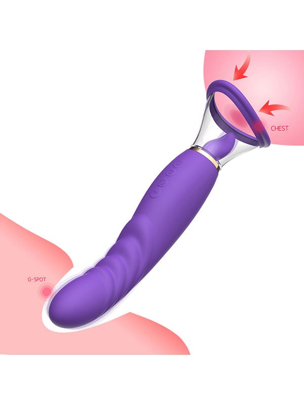 NOXXX Charoite Yalama ve Emme Özellikli Çift Taraflı Vibratör