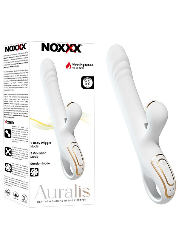NOXXX Auralis Isıtmalı Emme ve Kıvrılma Hareketli Tavşan Vibratör