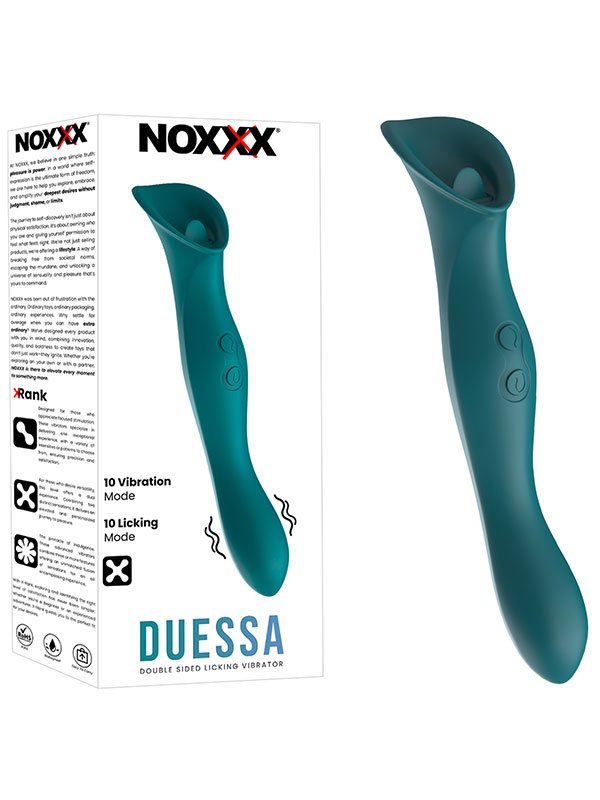 NOXXX Duessa Şarjlı Çift Taraflı Dil Titreşim Modlu Vibratör