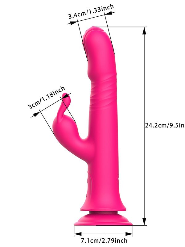 NOXXX StrapJoy İleri Geri Hareketli Döner Başlı Strapon Uyumlu Vantuzlu Vibratör